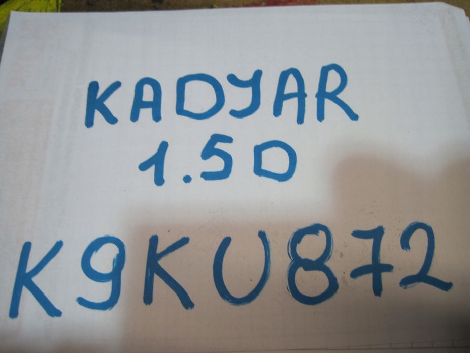 SILNIK MOTOR RENAULT KADJAR 1.5 BLUE DCI K9KU872