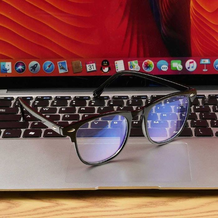 Okulary do komputera czarne – blokada światła niebieskiego unisex