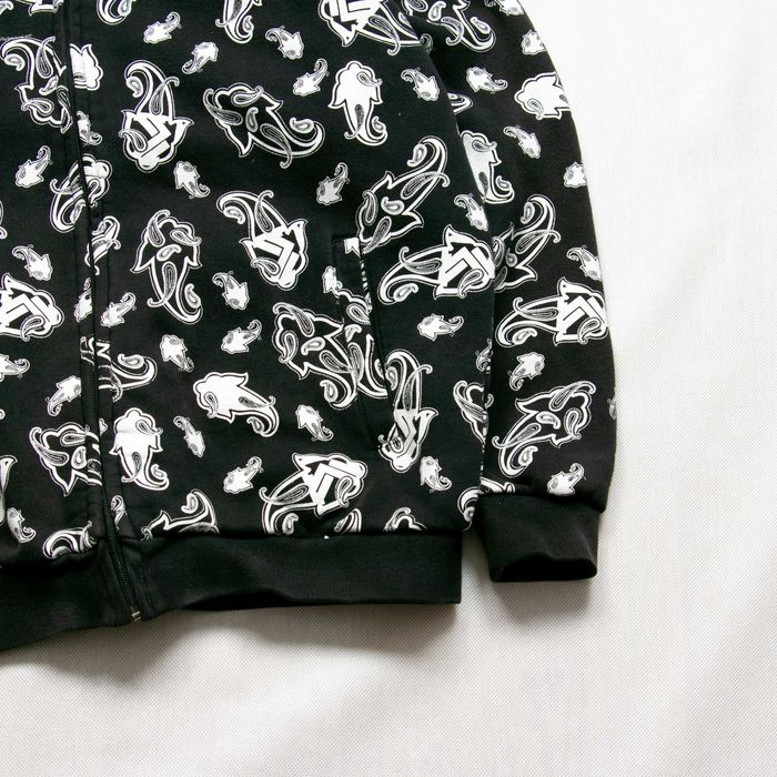 Karl Kani monogram y2k bluza rozpinana M fullzip