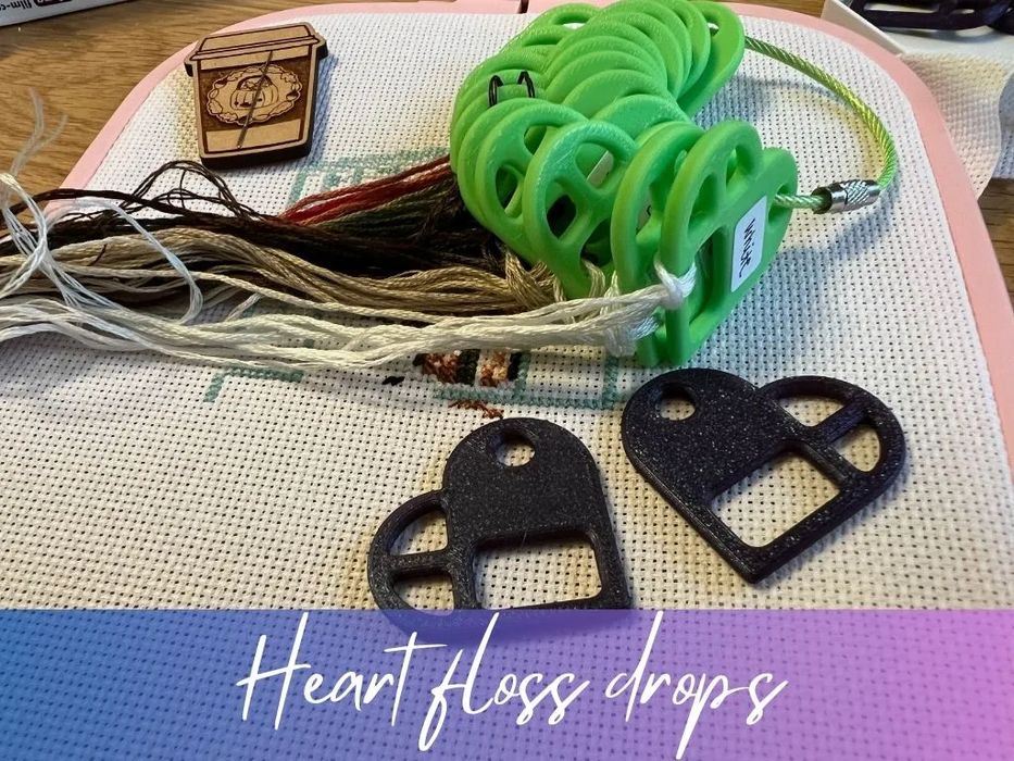 Heart-Shaped Thread Organizers
