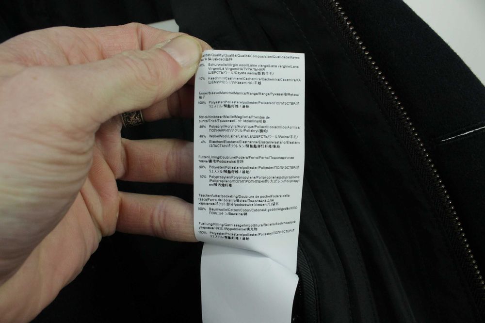 Шикарне брендове пальто Hugo Boss Вовна Кашемір з Утепленням ХЛ 56