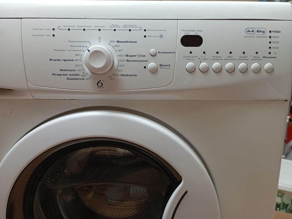 Pralka Whirlpool -uszkodzona.
