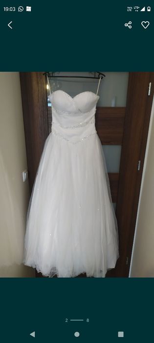 Suknia ślubna biała