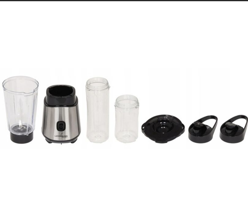 Blender kielichowy Lehmann Smoofit do Koktajli 4w1 Smoothie Bidony na