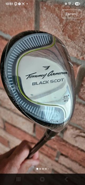 Kij golfowy hybryda męska 22-27st. Nowa -50%!