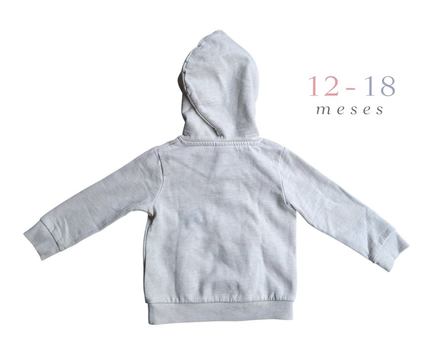 Camisola Capuz Bege Zippy 12-18 meses