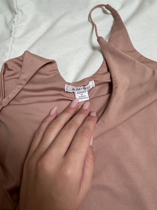 Body com forro rosa