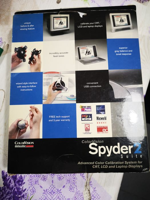 Calibração de cores de monitor Spyder2