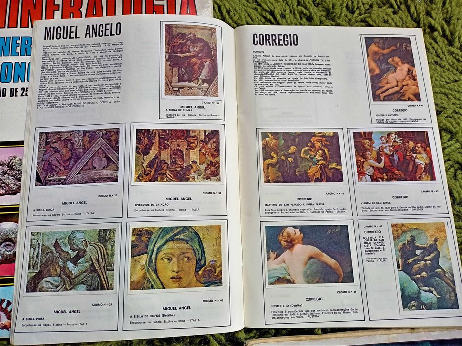 Cadernetas de Cromos Completas