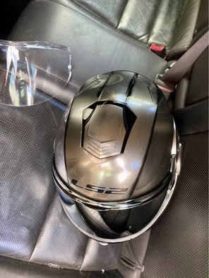 Capacete ls2 valiant titanium