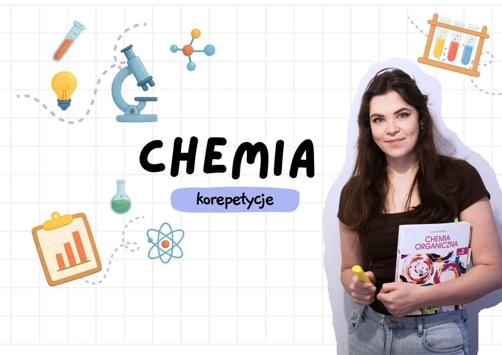 Stacjonarne Korepetycje z CHEMII Różanka, Psie Pole LICEUM/Matura