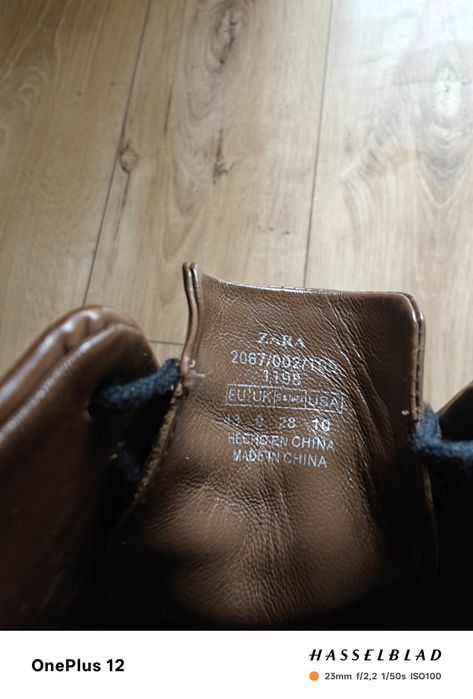 Mokasyny męskie Zara skórzane rozmiar 43