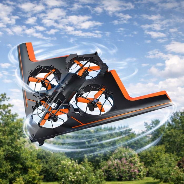 Dron Zdalnie Sterowany RC Latający Quadcopter Światła LED Aplikacja
