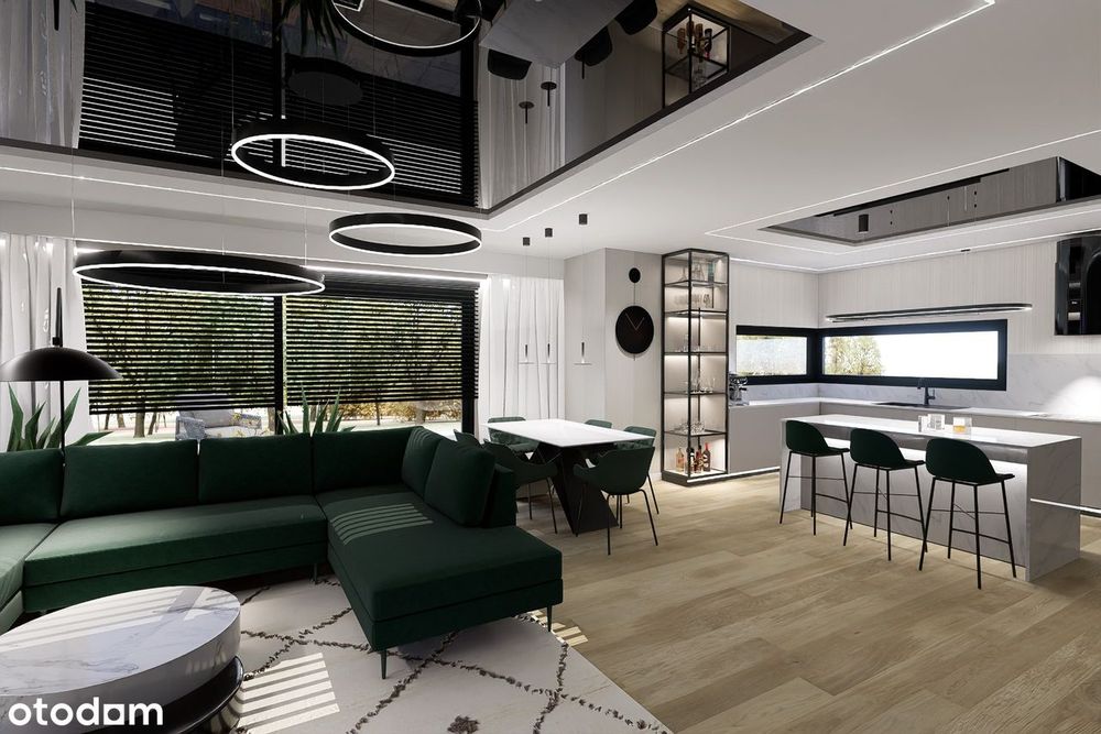 Nowy dom parterowy 180m2