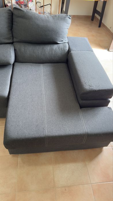 Sofá cama grande chaise lounge