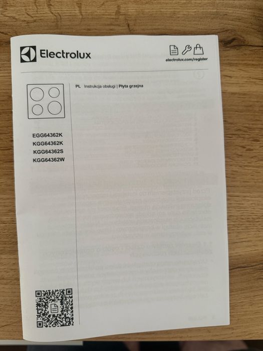 Płyta grzejna elektrolux szklana
