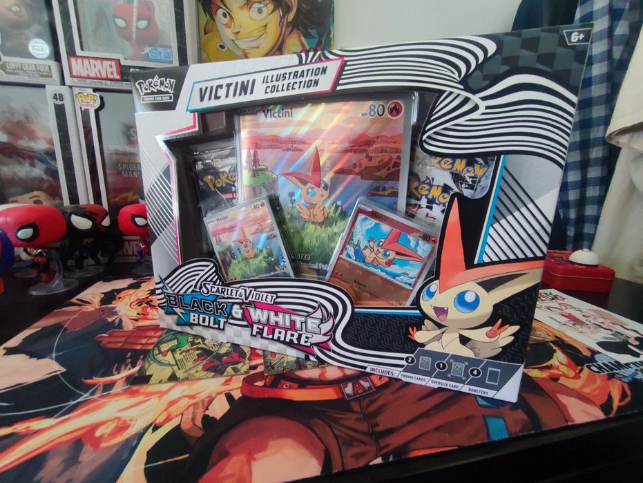 Pokemon- Victini Illustration collection - Black Bolt and White Flare
