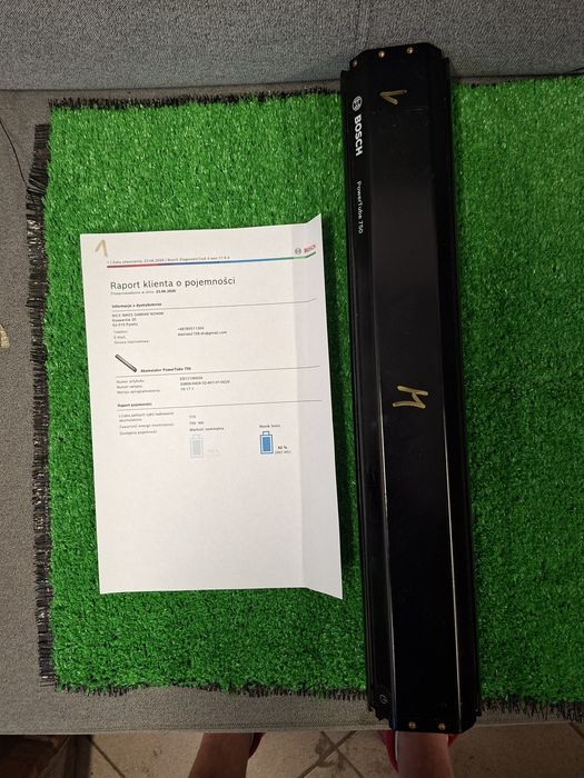 Bateria rowerowa bosch powertube 750