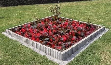 Super obrzeże PALISADOWE PALISADA betonowa Krawężnik do Ogrodu KOLORY