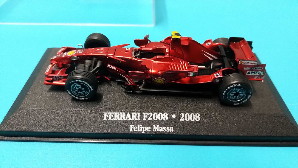 Ferrari F2008 #2 Felipe Massa - Vice Campeão F1 2008 - Atlas 1/43