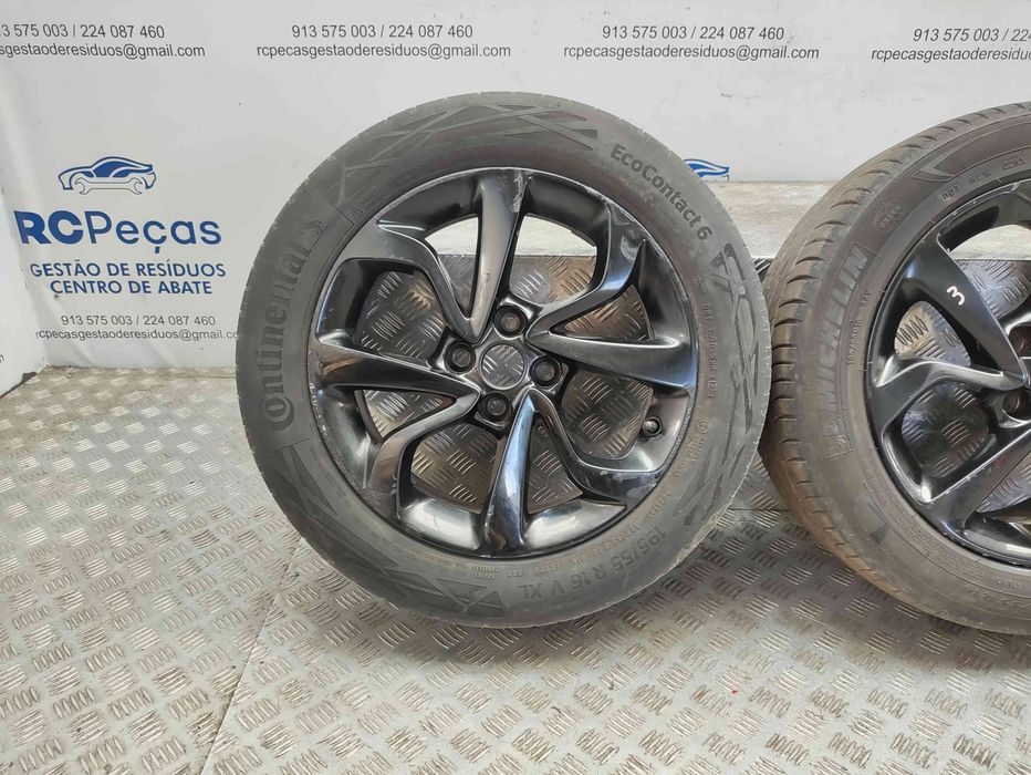 Conjunto de jantes 16 originais Opel Corsa E de 2014 a 2019 6,5J 4x100 ET40