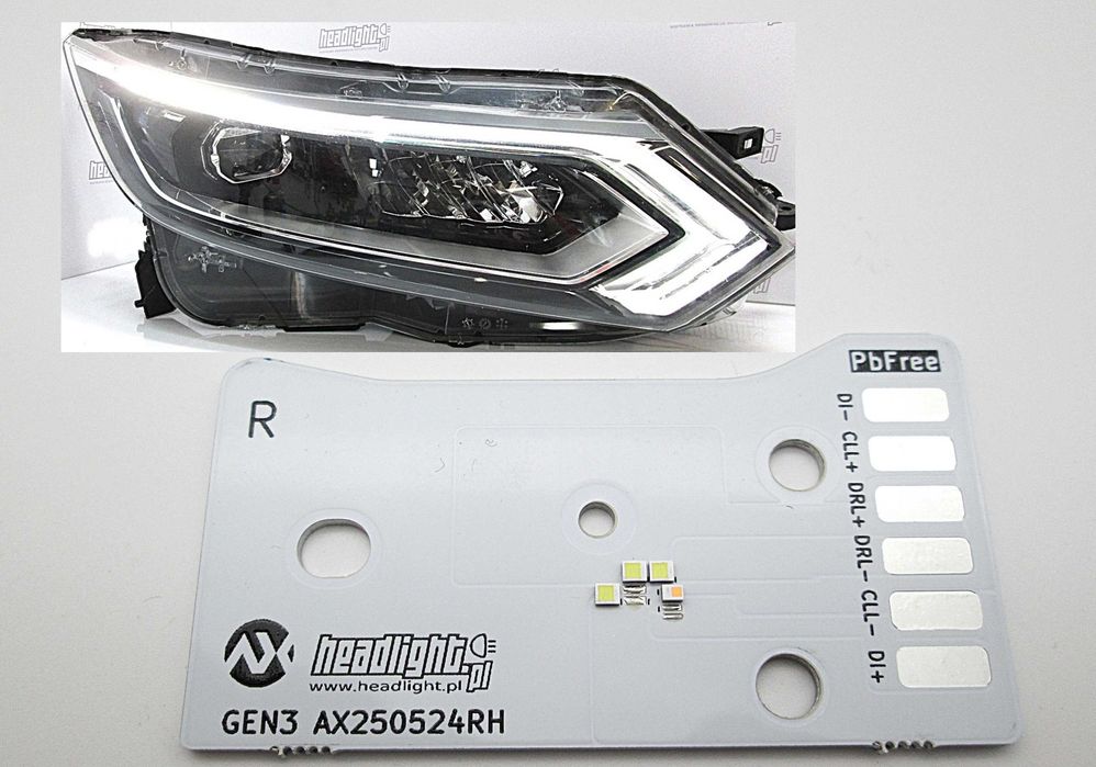 Nissan Qashqai II Full Led Moduł sterownik płytka  LED DRL