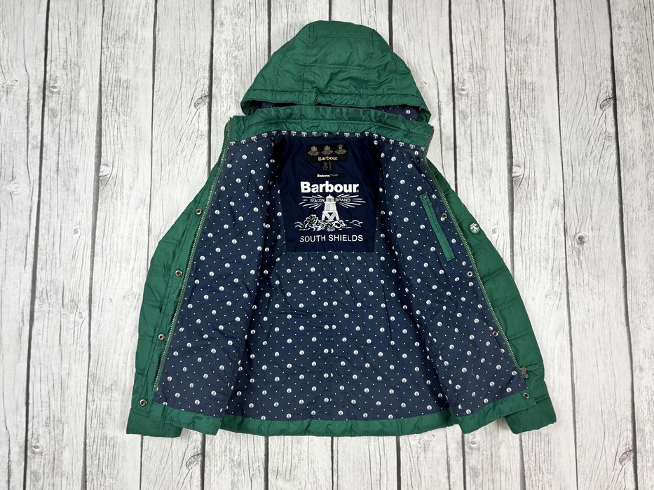 Barbour Hatherwood Puffer Damska Pikowana Kurtka Rozmiar 36 - S