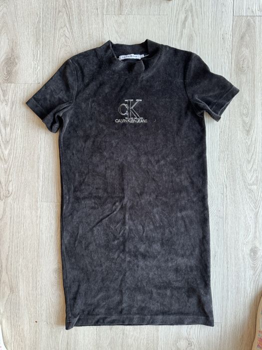Сукня велюрова calvin klein jeans. Кельвін кляйн. Бархатне плаття