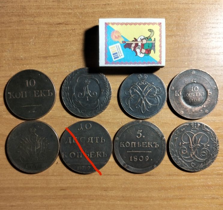 Монеты. Царизм. Отличные копии. Торг.