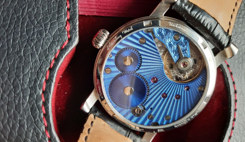 UNIKAT -zegarek SCHAUMBURG Trilogie GMT zamiana na chronograf lub worldtimer