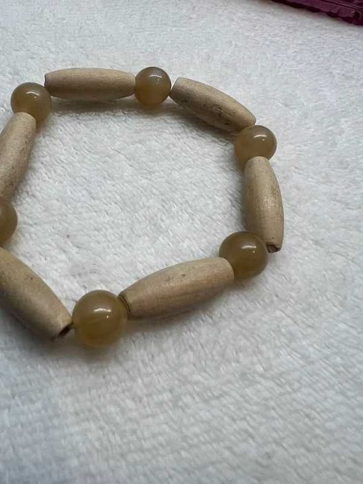 Bransoletka drewno drewniana wood wooden boho etno 5