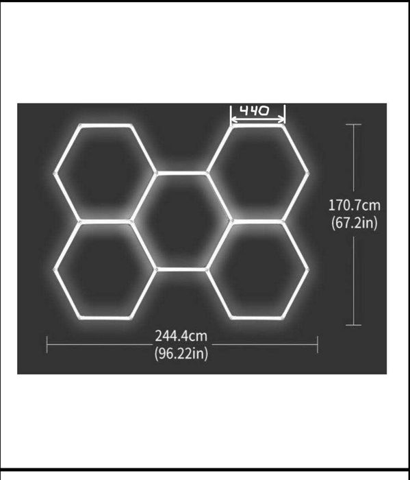 Модульний СВІТИЛЬНИК «Соти» для Спортзалів, Майстерень, Гаражів, СТО