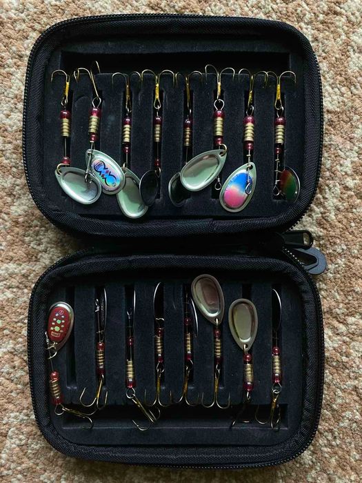 Металеві блешні риболовля блесні для лову щуки, окуня, форелі