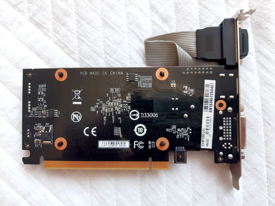 GPU Gigabyte GeForce GT 710 (GV-N710D3-2GL) 2 GB DDR3