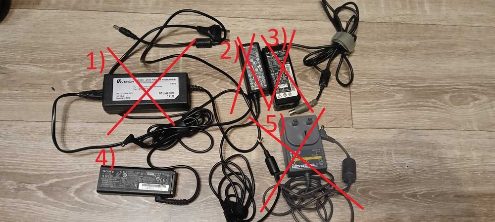 Блоки питания Sony SCPH-115 PlayStation,  Sony ADP-45DE B 19.5V 2A