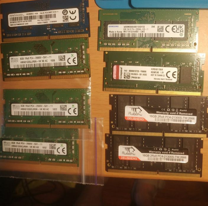 Оперативна пам'ять ddr4 so dimm 8 gb