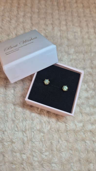 Сережки гвоздики серьги муассанит серебро 925 серебряные срібні