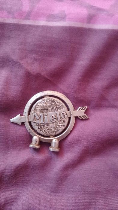 Stary emblemat znaczek rowerowy MIELE unikat