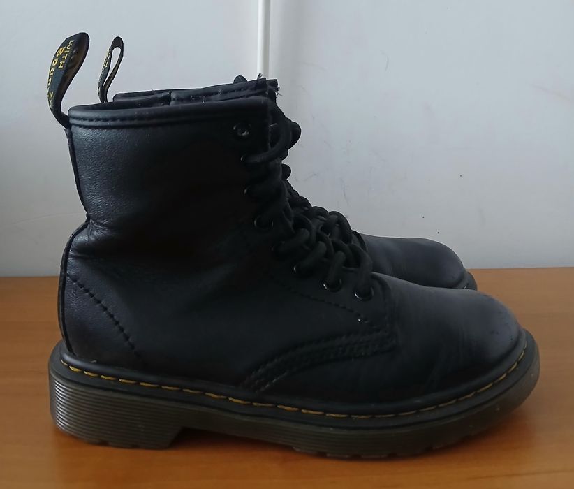 Шкіряні чоботи фірми Dr.Martins оригінальні детячі