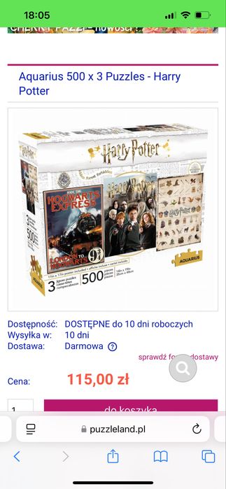 Puzzle Harry Potter 500 szt