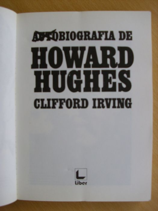 Autobiografia de Howard Hughes de Clifford Irving