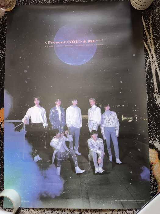 офіційні плакати GOT7 та Monsta X
