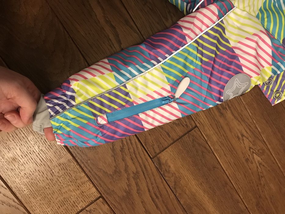 Komplet narciarski dla dziewcz.r.98 spodnie i kurtka