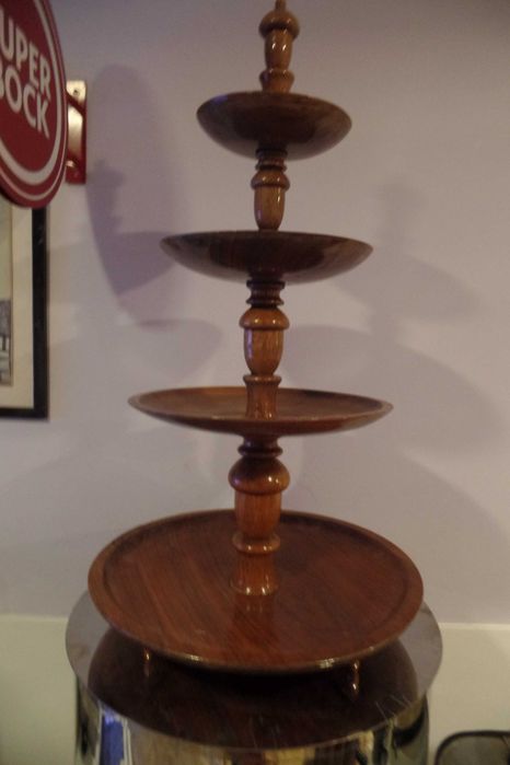 SOLID WOOD FRUIT BOWL OVER 60 YEARS OLD