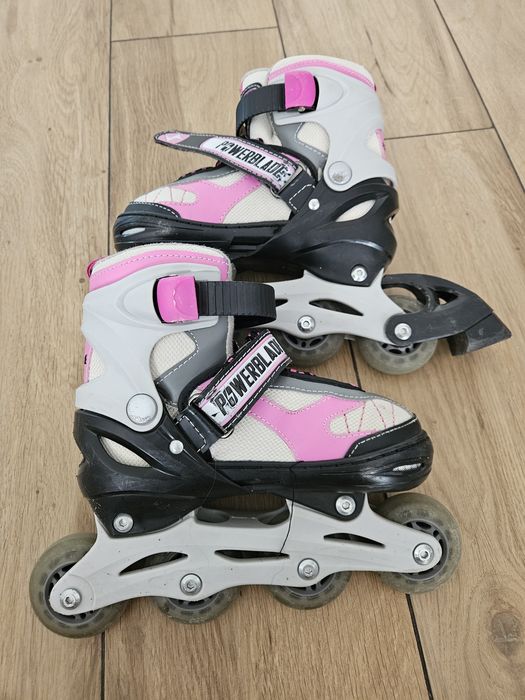 Rolki Powerblade regulowane 30-33 w bardzo dobrym stanie
