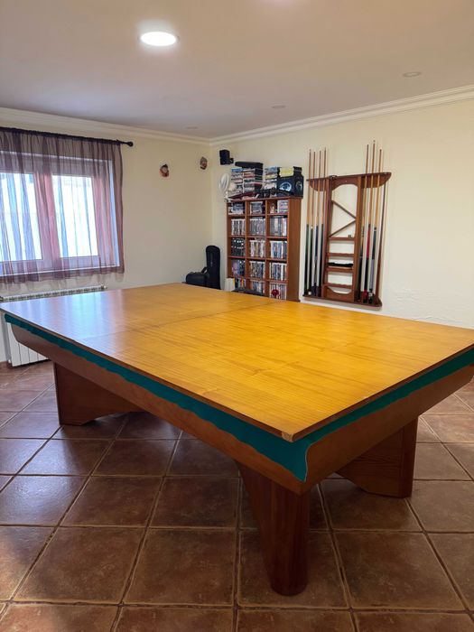 Mesa Snooker/Bilhar Madeira- Modelo Mozart