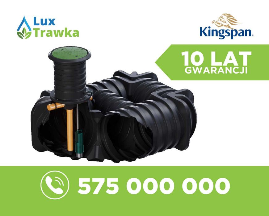 Zbiornik na deszczówkę, szambo 3000, 5000 l Kingspan| 10 lat gwarancji
