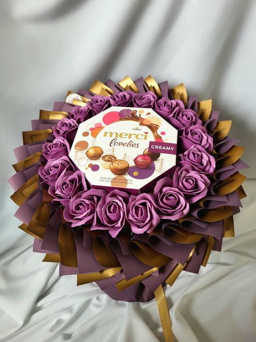 Bukiet jadalny, prezent na walentynki