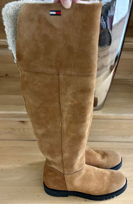 Tommy Jeans Muszkieterki Warmlined Long Boot EN0EN01994 Brązowy