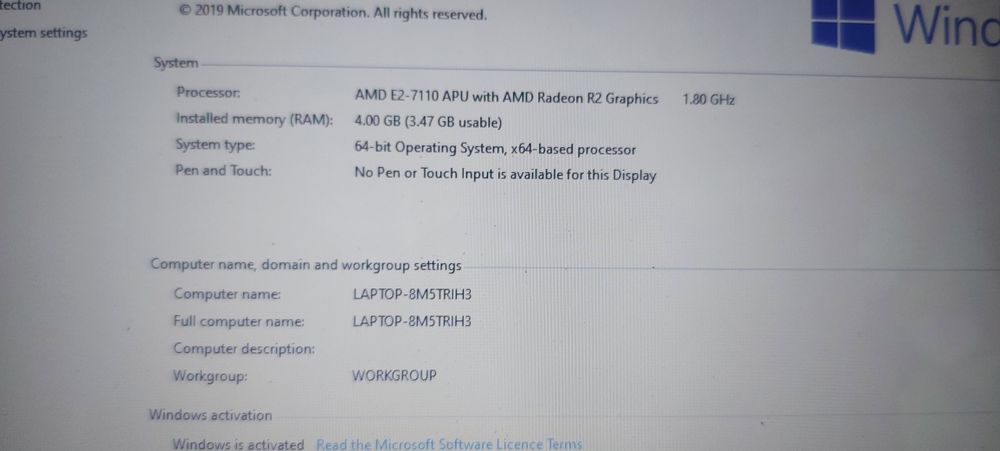 Hp Intel Radio RTL8723BE 1TR 4RAM